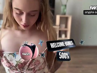 Step-sis gets glued up tight and fucked, homemade POV!