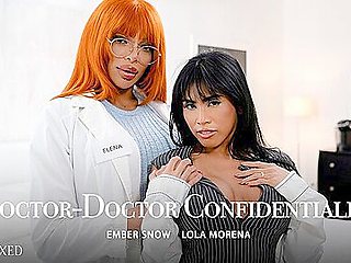 Lola Morena And Ember Snow In Doctor-doctor Confidentiality