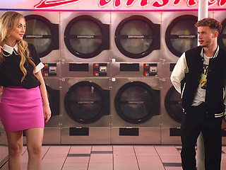 Two girls share a big dick in a steamy threesome