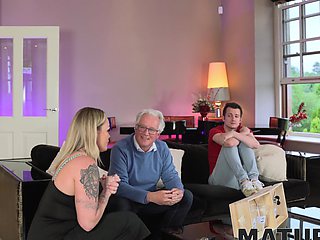 Hot mature April Velvet gets her asshole gapped by horny Sam Bourne