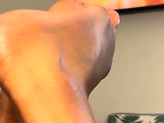 MILF Feet While Talking on the Phone