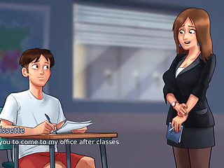 Xrgamers Miss Bissette Tutoring Anon in French Kissing Hentai