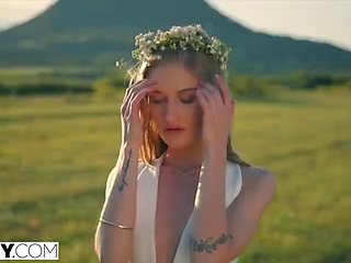 Blonde with Small Tits Craves Intense Ass Pounding