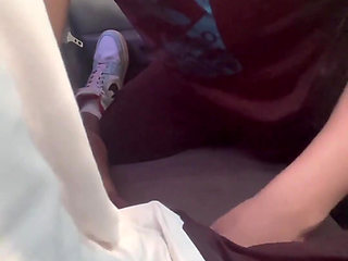 Suckig My Sweaty Straight Friend in the Car After His Game, Swallow All the Cum