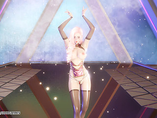 Mmd Minnie - Cherry Sky - Seraphine Sexy Striptease