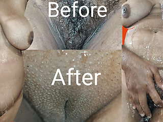 Full shaving video of aunty wife tamil aunty cleaning