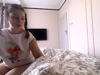 Slutty Stepsister Just Want to Suck Cock and Swallow Cum