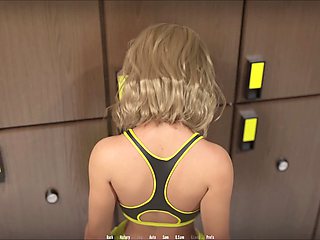 Busty brunette stars in erotic stories visual novel with steamy adventures