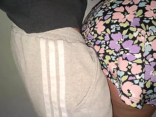 She Accidentally Touches a Stranger's Big Dick and They Have Sex Right There.