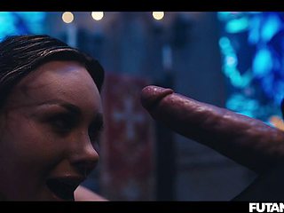 Futa Nuns Face Fuck Before a Huge Facial