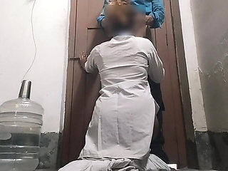 Indian College Student and Teacher