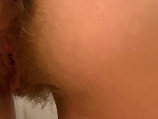 Pregnant Woman Masturbating Hairy Pussy, Farting and Gaping Holes