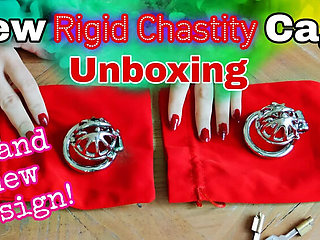 Training Zero Unboxes Rigid Chastity Cage Models 10 & 20 - MILF StepMom POV Femdom Chastity Training