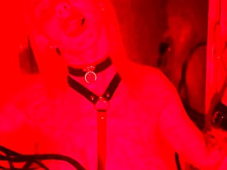 Blonde Babe's BDSM Solo Squirt Show