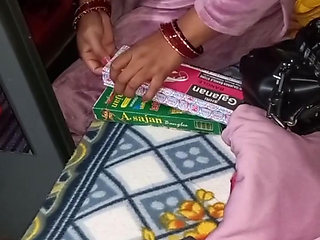 Panjabi Bhabhi Having Change Her Dress.