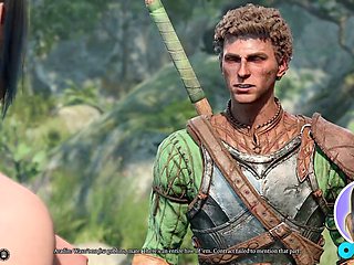 Elixir_elf in a gaming fantasy with shadowheart and girl-on-girl action