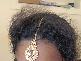 Saree wear house wife