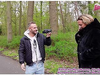 German Big Bbw Milf Persuaded To Sex Casting On The Street