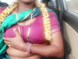 Step Dad Daughter in Law Car Sex, Telugu Dirty Talks, Part -1
