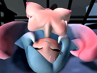 Hatterene Upside Down on the Bed - Facefuck