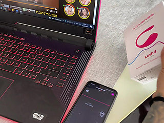 Lush Public Lush!!! My Stepsister Discovers Me and Then Checks on Me!!! I Was Too Horny to Stop Omg!!!!