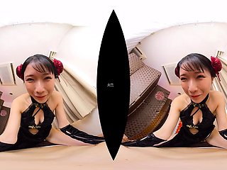 Asian babe amazing POV cock sucking