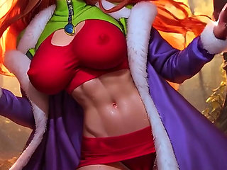 Sexy Redhead Stepsister Teasing You! Big Boobs and Hard Nipples