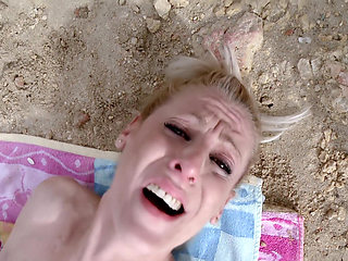 Yelena vera : wild outdoor anal sex with gorgeous skinny milf yelena vera