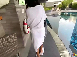 Johntronx - Picture-perfect Thai Amateur Babe Gets Banged in the Pool