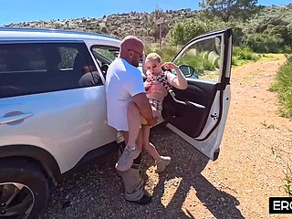 German Grandpa Meets a Hot Blonde for an Unforgettable Outdoor Hookup