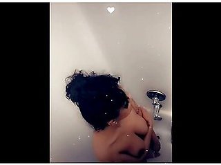 Shower At The Hotel Solo Female Latina Real
