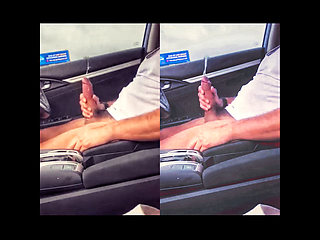 He Shows off His Huge Cock on the Street