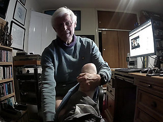 Spontaneous Strip and Cum for a Fan