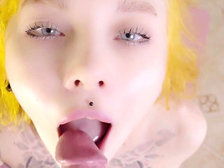 Would You Like to Cum Right on My Tongue Too?