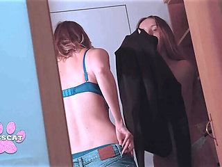 Stepson Creampie Stepmom Polly Yangs After Threesome with Stepsister in Hotel Bed - Big Tits MILF & Teen