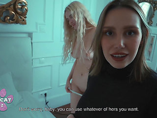 Step Mom Catches Step Dad Cumming Inside Step Daughter Amber Kawaii and Fucks Hard in Shared Bed