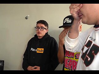 Nerd Guys Fuck Their Latina Boss with a Giant Ass and Fill Her Pussy and Face with Cum