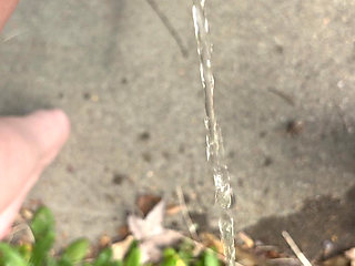 Peeing Through Catheter Outside