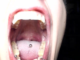 Deep inside Val's mouth