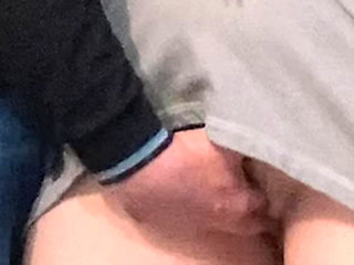 Hairy Pussy Fingered in Crowded Subway