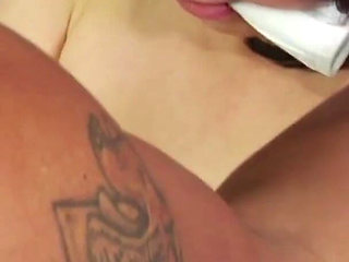 Deep fucked brunette loves it