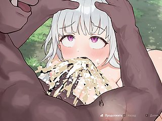 Orc with a massive jizz-shotgun gives an intense blowjob