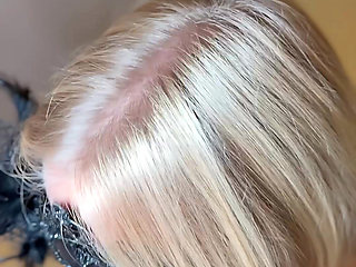 Tina in High Heels, Black Nylon Stockings, Undressing, Jerking Loulou with Her Feet and Heels, Sucking and Fucking...