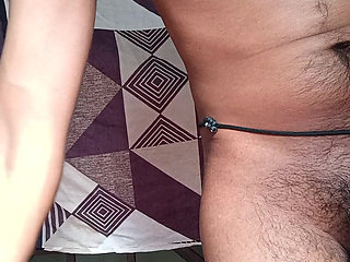 Hot shooting play in solo boy in alone bed room lovely hansome bro