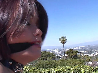 Submissive teen gets ass creampie