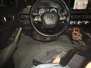 I can't stop moaning in my car