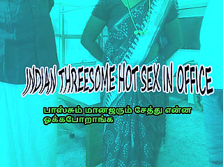 Threesome in My Office - Part 1