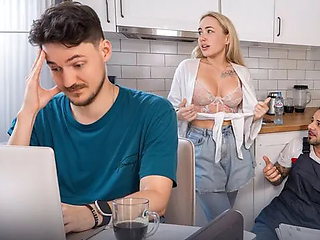 Wife's plumber role-play satisfies her needs