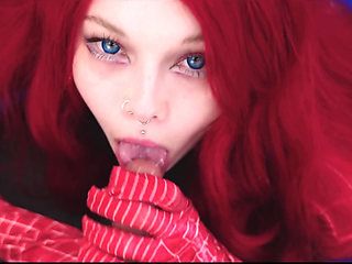 Spider Woman and Her Wet Needy Spider Holes. Thor's Hammer Cream