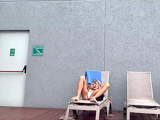 I Filmed My Famous Neighbor Sunbathing with Dental Floss on